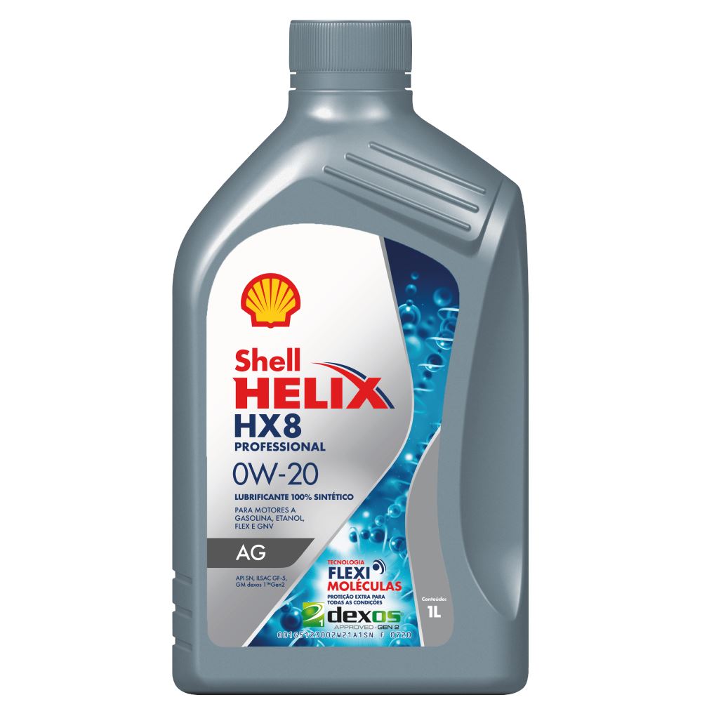 Óleo 0w20  Shell Helix Hx8 Profess Ag